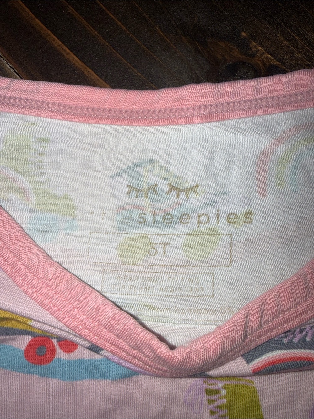 Little Sleepies Retro Rollerskates Bamboo Pajamas Size 3T - Picture 3 of 3